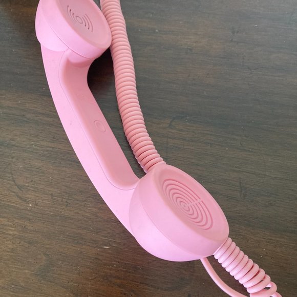 Native Union Pink Pop Phone “Retro” Handset Compatible With All Devices - Picture 4 of 6